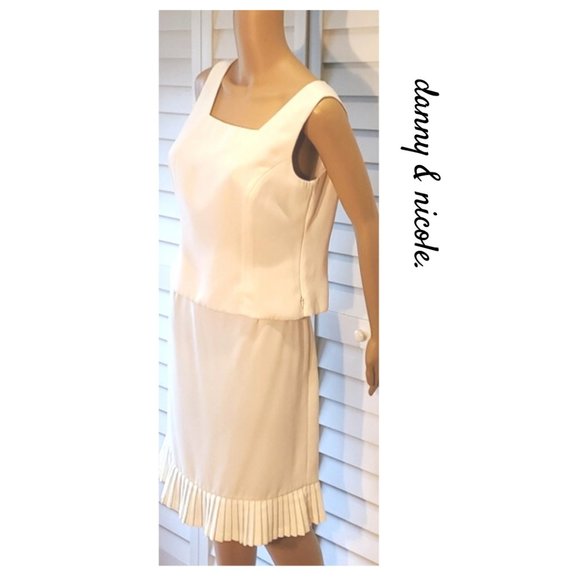 Two-piece Sleeveless Danny & Nicole Dress SUIT perfect for a wedding - Picture 2 of 12